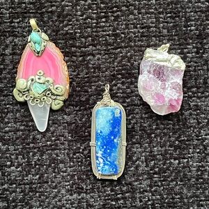 3 stunning pendants from S America